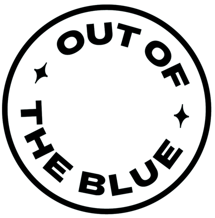 Out of the Blue logo.